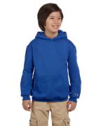 Champion Unisex Youth Double Dry Eco 9 oz 50/50 cotton/polyester Pullover Hooded Sweatshirt